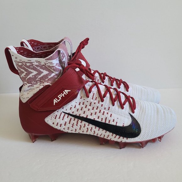 NEW Nike Alpha Menace Elite 2 Football Cleats BV2077-102 Size 16 White main image 4